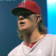 Illustration for article titled Jered Weaver Sings Along To Hit The Road Jack After Being Pulled From Game